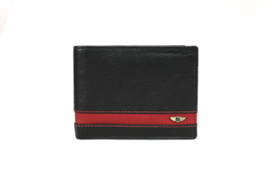 Portfel skórzany męski Peterson PSM 09 mały elegancki pojemny męski portfel