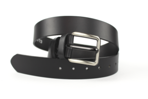 Czarny pasek do Jeansu skóra licowa PMJ 16 pasek męski czarny